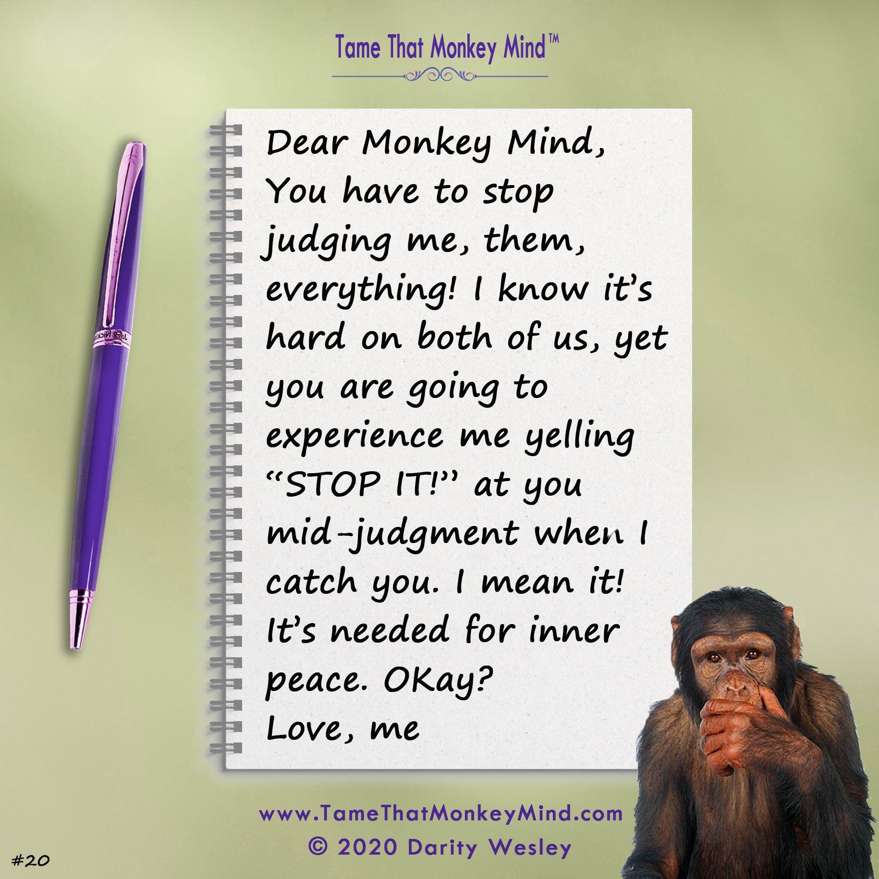 Dear Monkey Mind #20