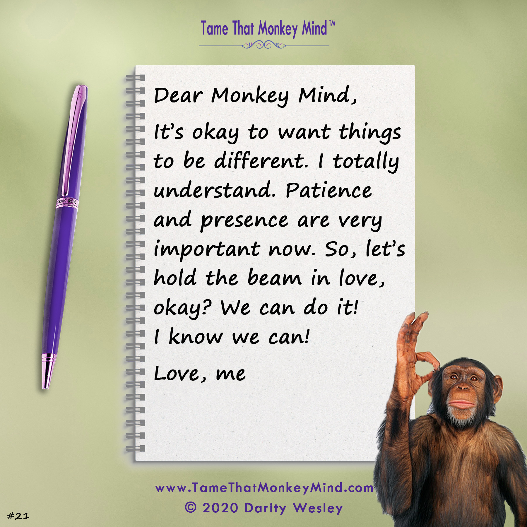 Dear Monkey Mind #21
