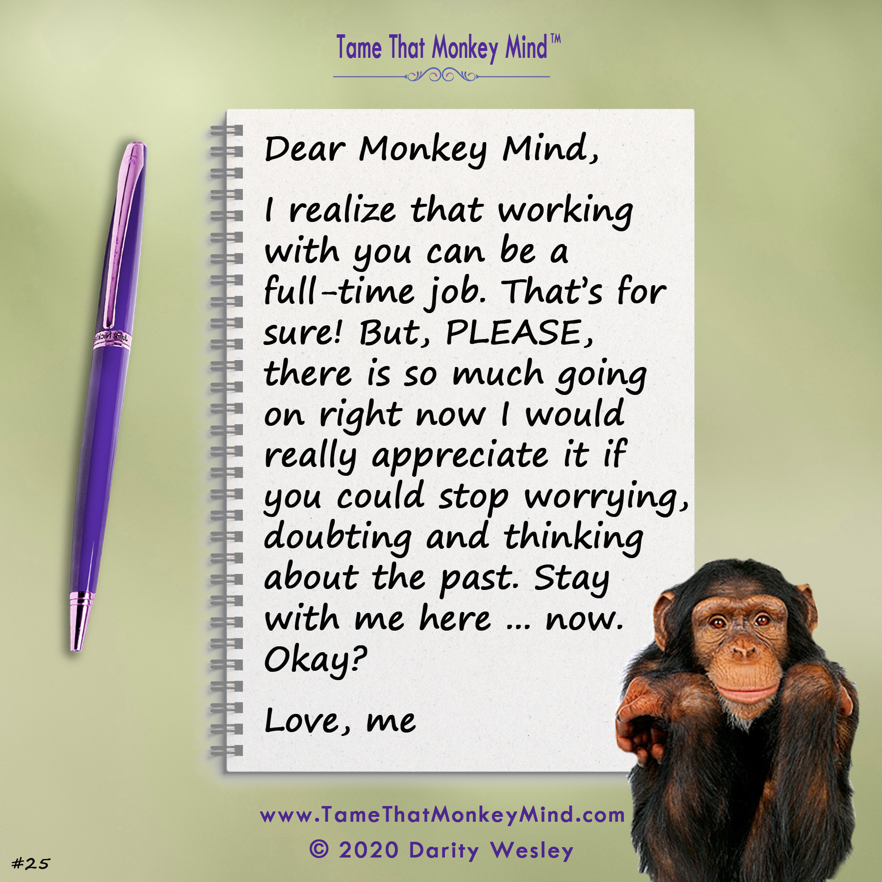 Dear Monkey Mind #25