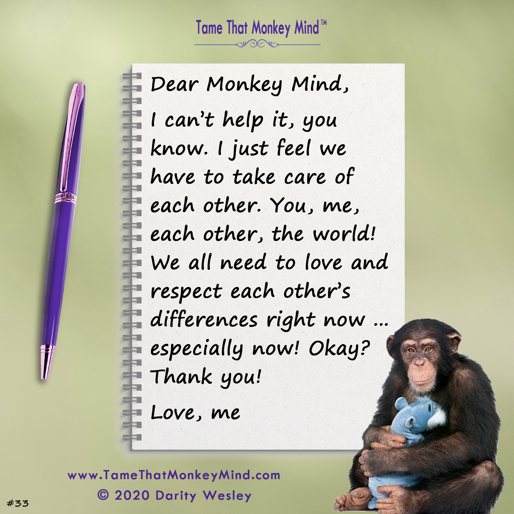 Dear Monkey Mind #33