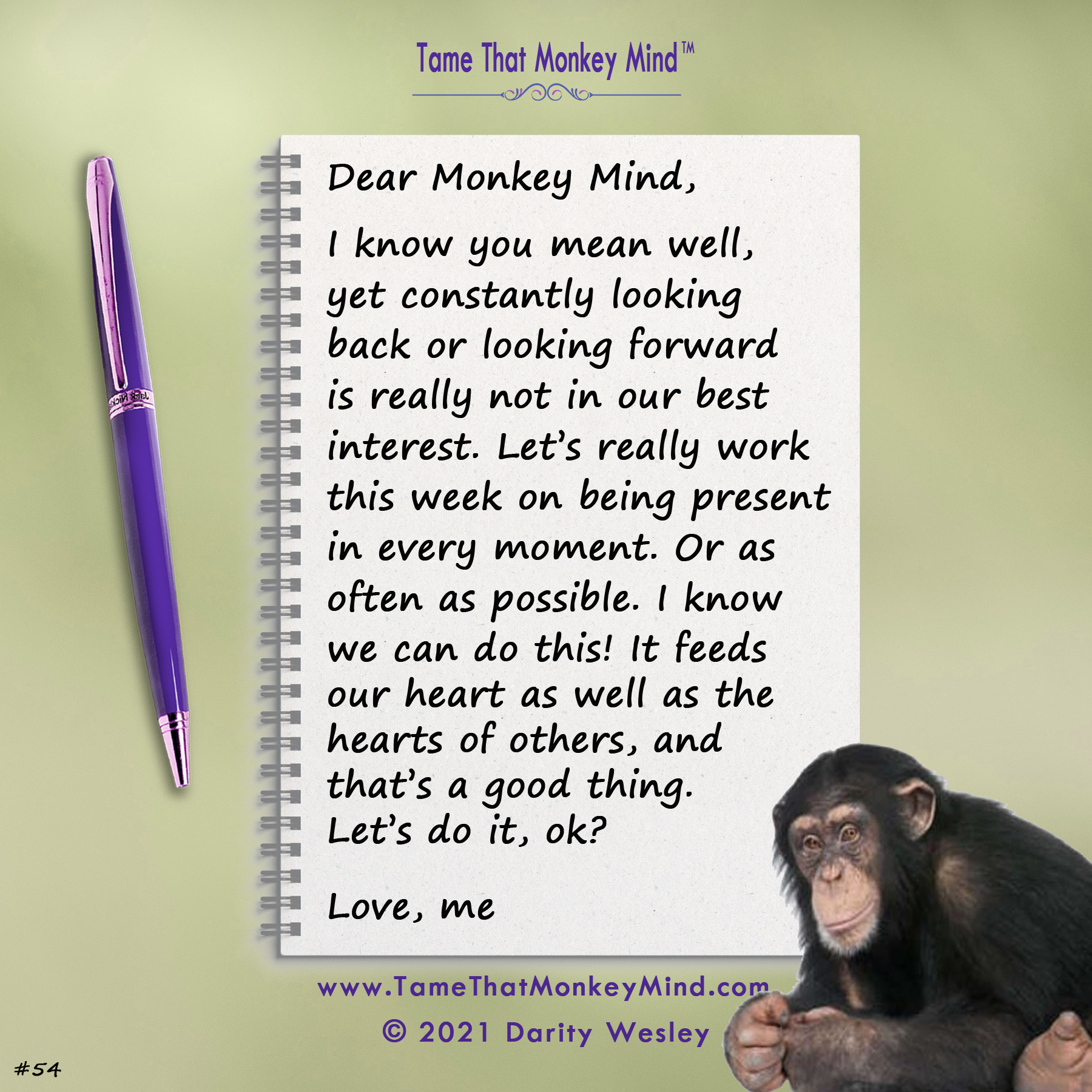 Dear Monkey Mind #54