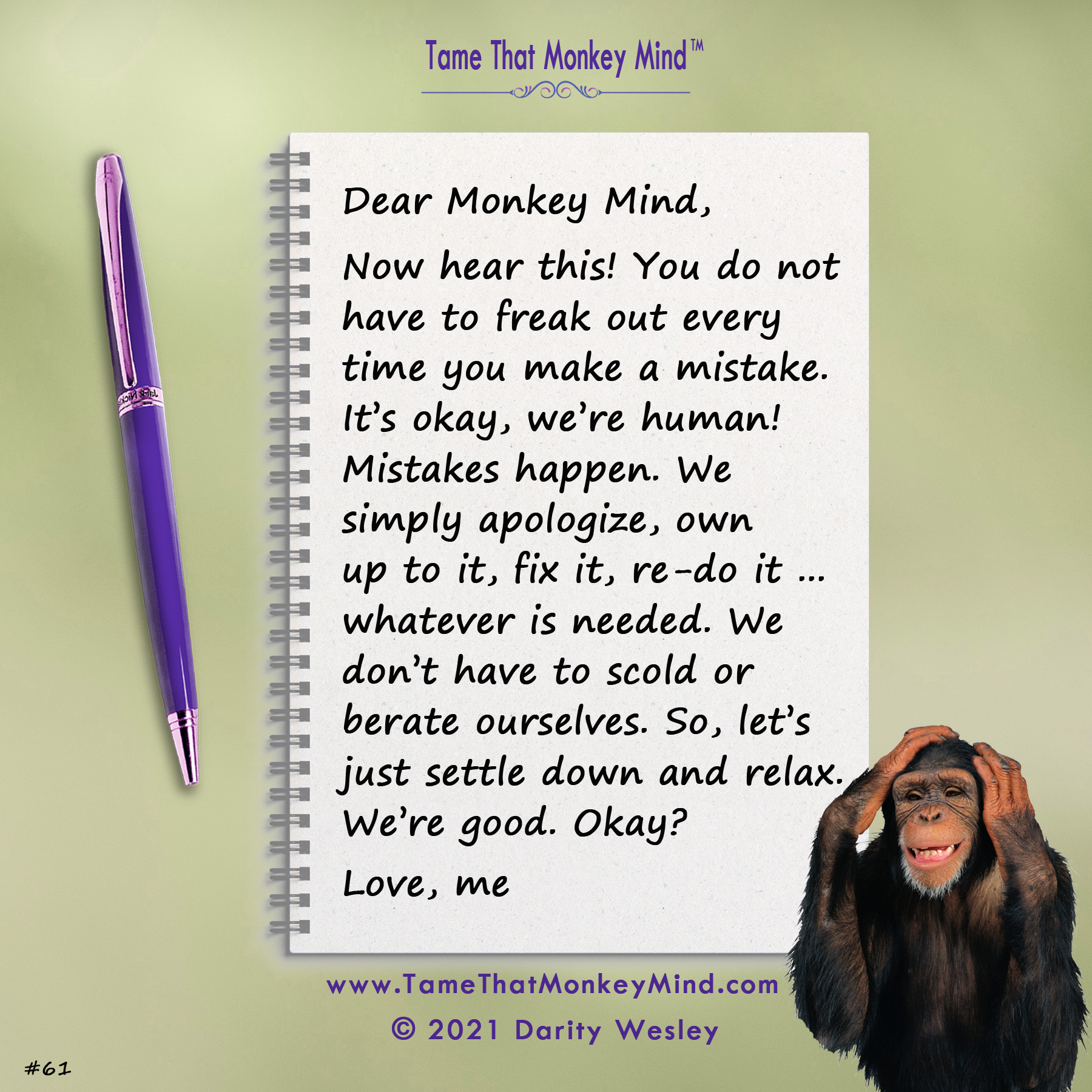 Dear Monkey Mind #61